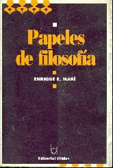 Papeles de filosofia