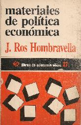 Materiales de politica economica