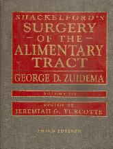 Surgery of Alimentary Tract Voll III Zuidema