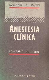 Anestesia clinica