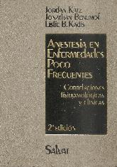 Anestesia en enfermedades poco frecuentes