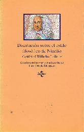 Disertacion sobre el estilo filosofico de Nizolio