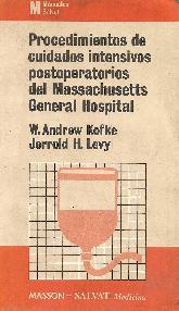 Procedimientos de cuidados intensivos postoperatorios del Massachusetts General Hospital