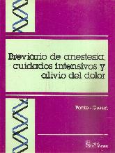 Breviario de Anestesia, Cuidados Intensivos y Alivio del Dolor