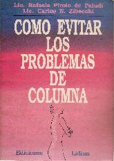 Como evitar los problemas de columna