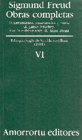 Sigmund Freud Obras completas Vol VI Traduccin Jos Echeverra