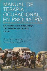 Manual de terapia ocupacional en Psiquiatria