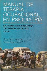 Manual de terapia ocupacional en Psiquiatria