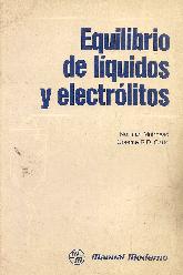 Equilibrio de liquidos y electrolitos