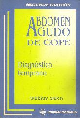 Abdomen Agudo de Cope: Diagnostico Temprano