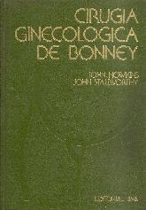 Cirugia ginecologica de Bonney