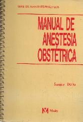 Manual de Anestesia Obstetrica