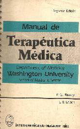 Manual de terapeutica medica Washington