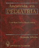 Anestesia en Pediatria