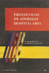 Protocolos de admision hospitalaria