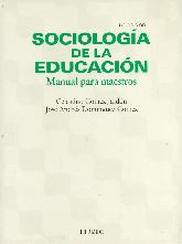 Sociologa de la educacin 2 Tomos