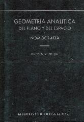 Geometra analtica del plano y del espacio y nomografa