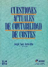 Cuestiones actuales de contabilidad de costes