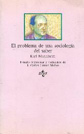 El Problema de una sociologia del saber