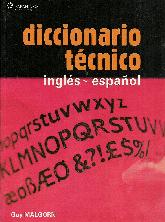 Diccionario tecnico ingles-español