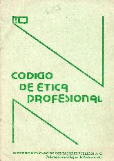 Codigo de etica profesional