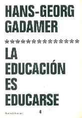 La educacion es educarse