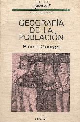 Geografia de la poblacion