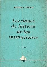 Lecciones de Historia de las instituciones