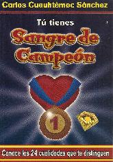 Sangre de campeon Literatura de superacion para nios