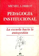 Pedagogia institucional