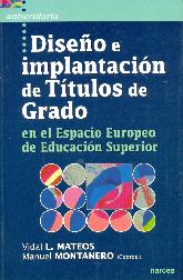 Diseo e implantacin de ttulos de grado