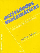 Actividades matematicas con nios de 0 a 6 aos