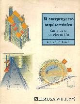 El anteproyecto arquitectonico