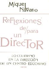 Reflexiones de/para un director