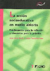 La accin socioeducativa en medio abierto