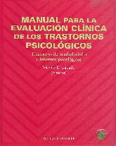 Manual para la evaluacin clnica de los trastornos psicolgicos