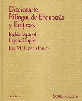 Diccionario bilingue de economia y empresa. Ingles - Espaol. Espaol - Ingles.