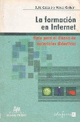 La formacion en Internet Guias para el diseo de materiales didacticos