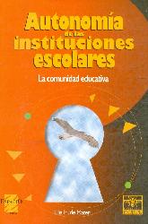 Autonomia de las instituciones educativas