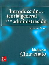 Introduccin a la teora general de la administracin