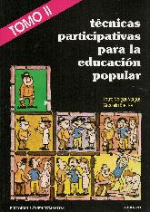 Tcnicas participativas para la educacin popular Tomo II