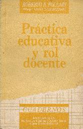 Practica educativa y rol docente