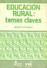 Educacion rural : temas claves