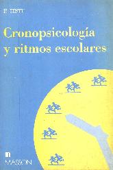 Cronopsicologa y ritmos escolares