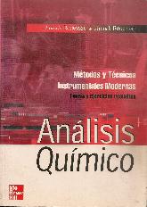 Anlisis Qumico Mtodos y tcnicas instrumentales modernas