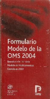 Formulario Modelo de la OMS 2004