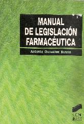 Manual de legislacion farmaceutica