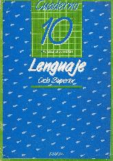 Lenguaje. Cuaderno 10 ciclo superior