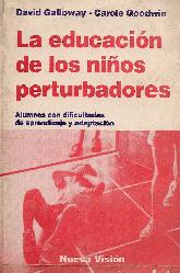 Educacion de los nios perturbadores