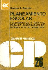 Planeamiento escolar